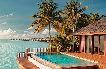 Luxus Overwater Villa Malediven