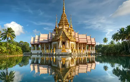 Gangaramaya-Tempel in Colombo, Sri Lanka &ndash; buddhistischer Tempel am Beira-See